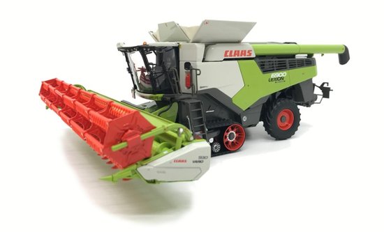 Claas Lexion 6800 TT s prívesom  a lištou Vario 930 